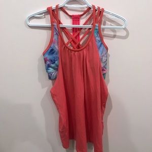 NEW joe fresh workout too w/ sports bra